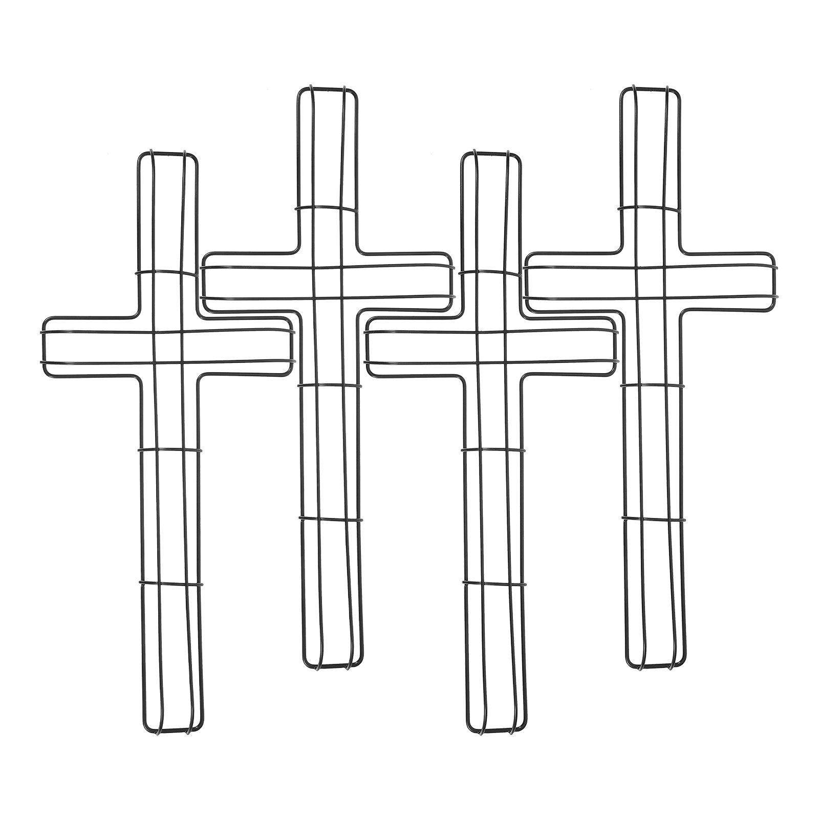 Wreath Form Wire - 4Pcs Flower Wreath Frame DIY Metal