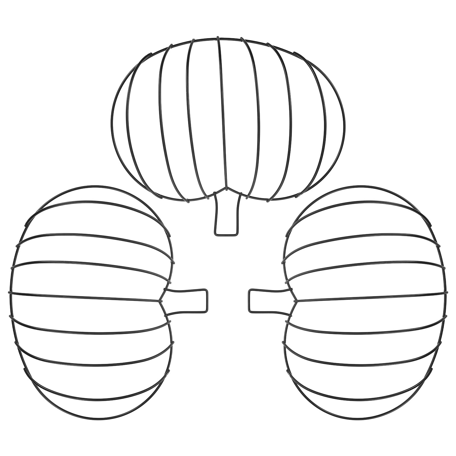 3pcs Pumpkin Shaped Metal Wrea - огляд і ціна Wreath Form Wire