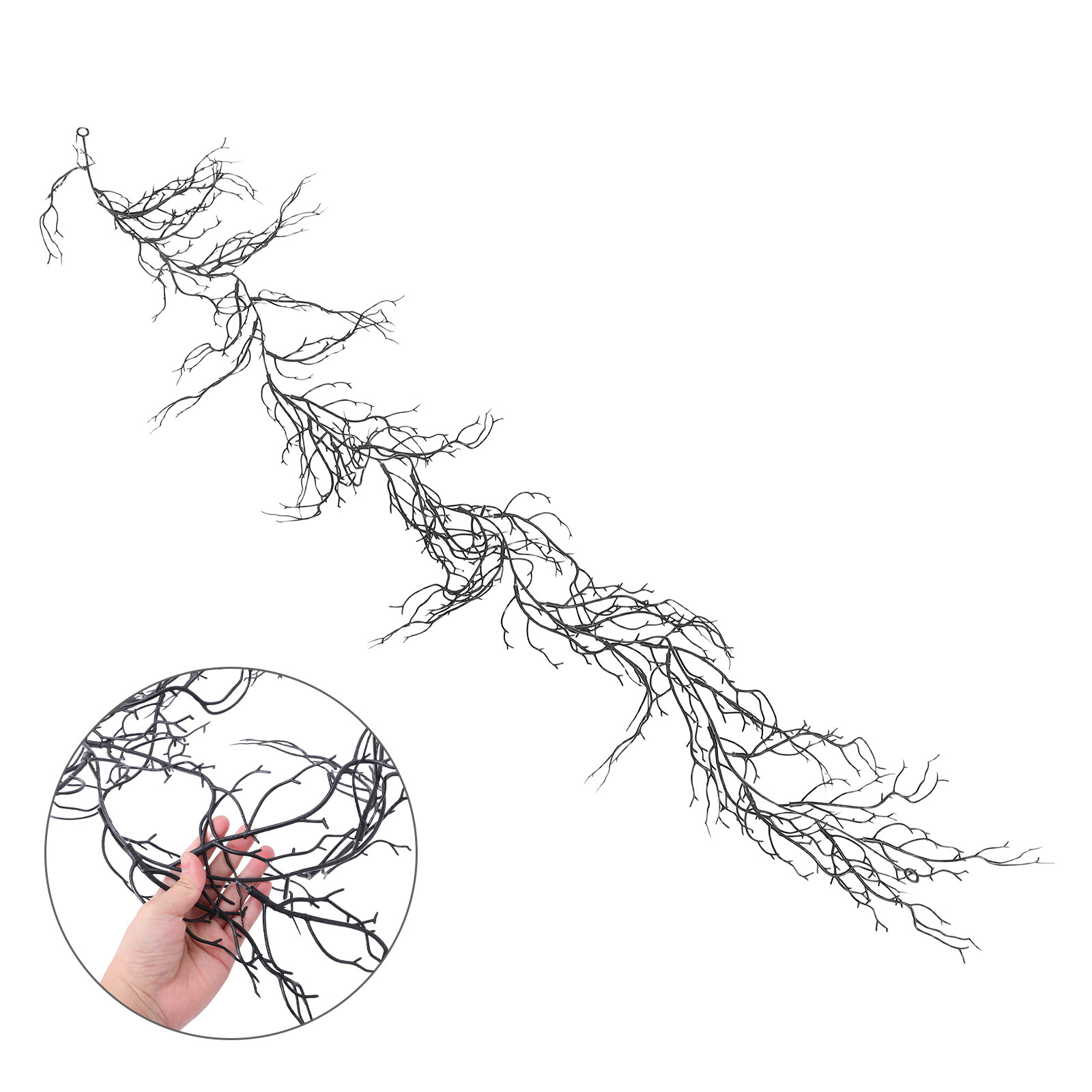 Black Decorative Vine Curly Wi - огляд і ціна Branch Curly Willow