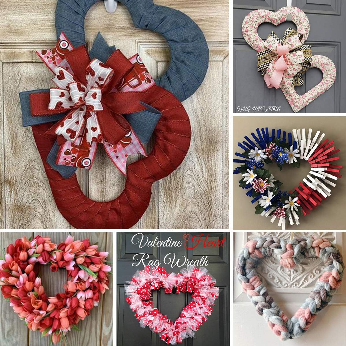 3 Pack Premium Metal Heart  Fo - огляд і ціна Wreath Form Wire