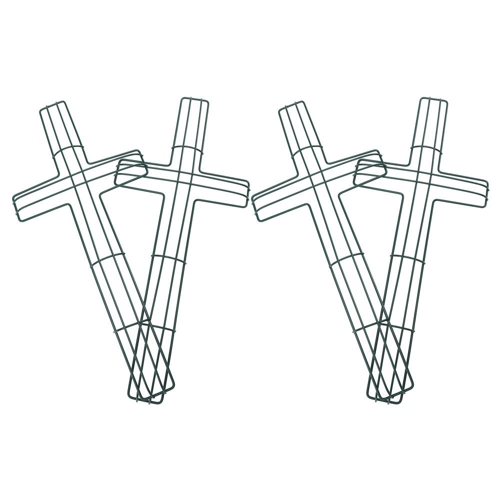 4Pcs Cross Shaped Flower Wreat - огляд і ціна Wreath Form Wire