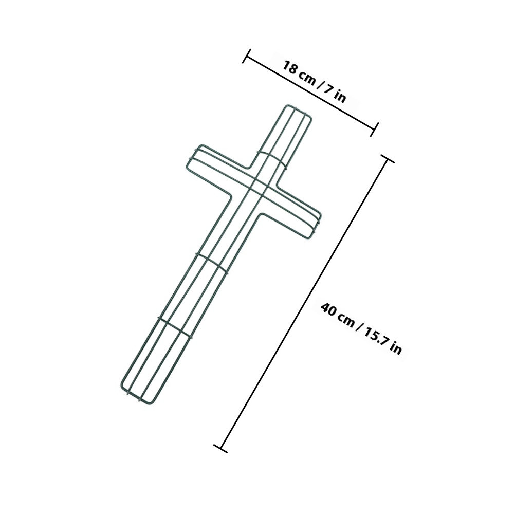 4Pcs Cross Shaped Flower Wreat - огляд і ціна Wreath Form Wire