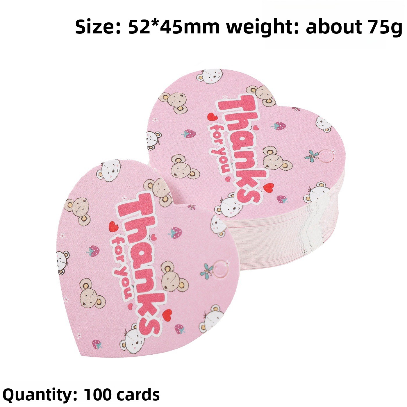 100pcs Thank You Gift Tags Car - огляд і ціна Flower Supply