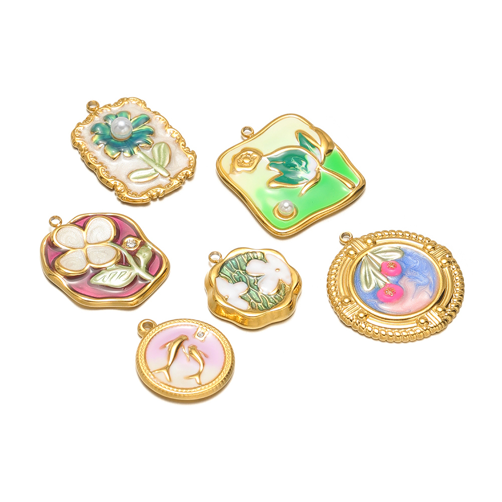 4Pcs Stainless Steel Enamel Fl - огляд і ціна Flower Supply