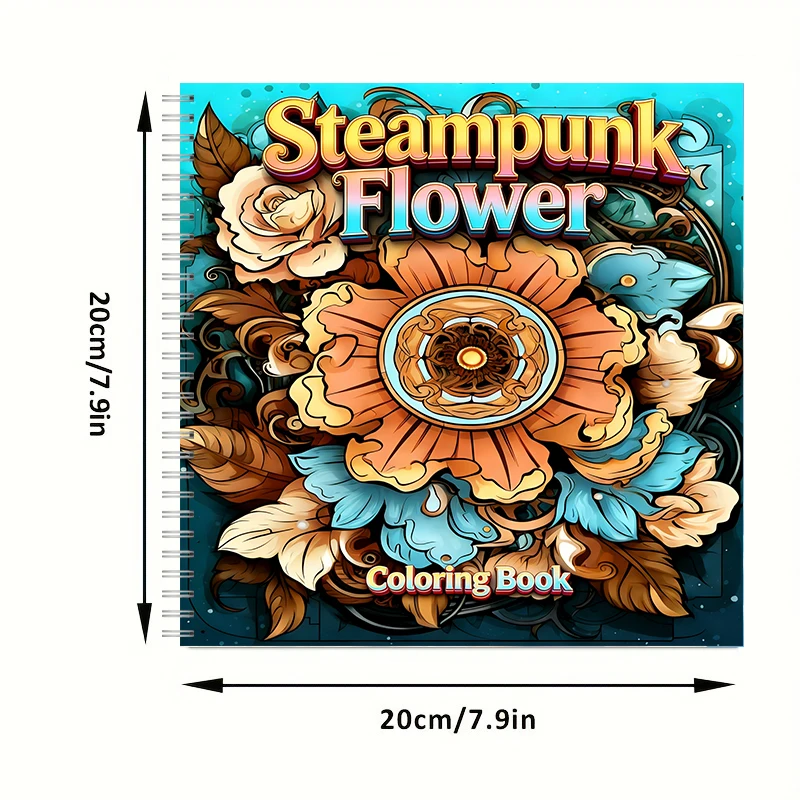 Coloring Book Steampunk Flower - огляд і ціна Flower Supply