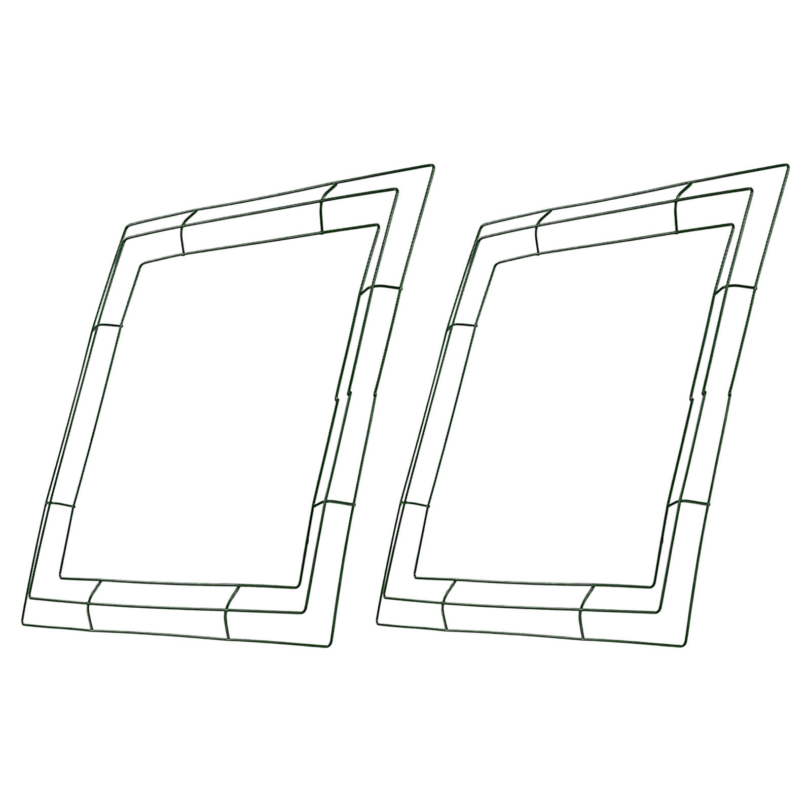 Square Wreath Frame Floral Hoo - огляд і ціна Wreath Form Wire