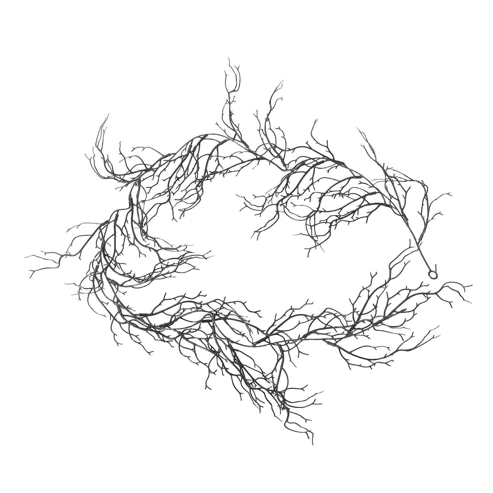 Black Plastic Decorative Vine  - огляд і ціна Branch Curly Willow