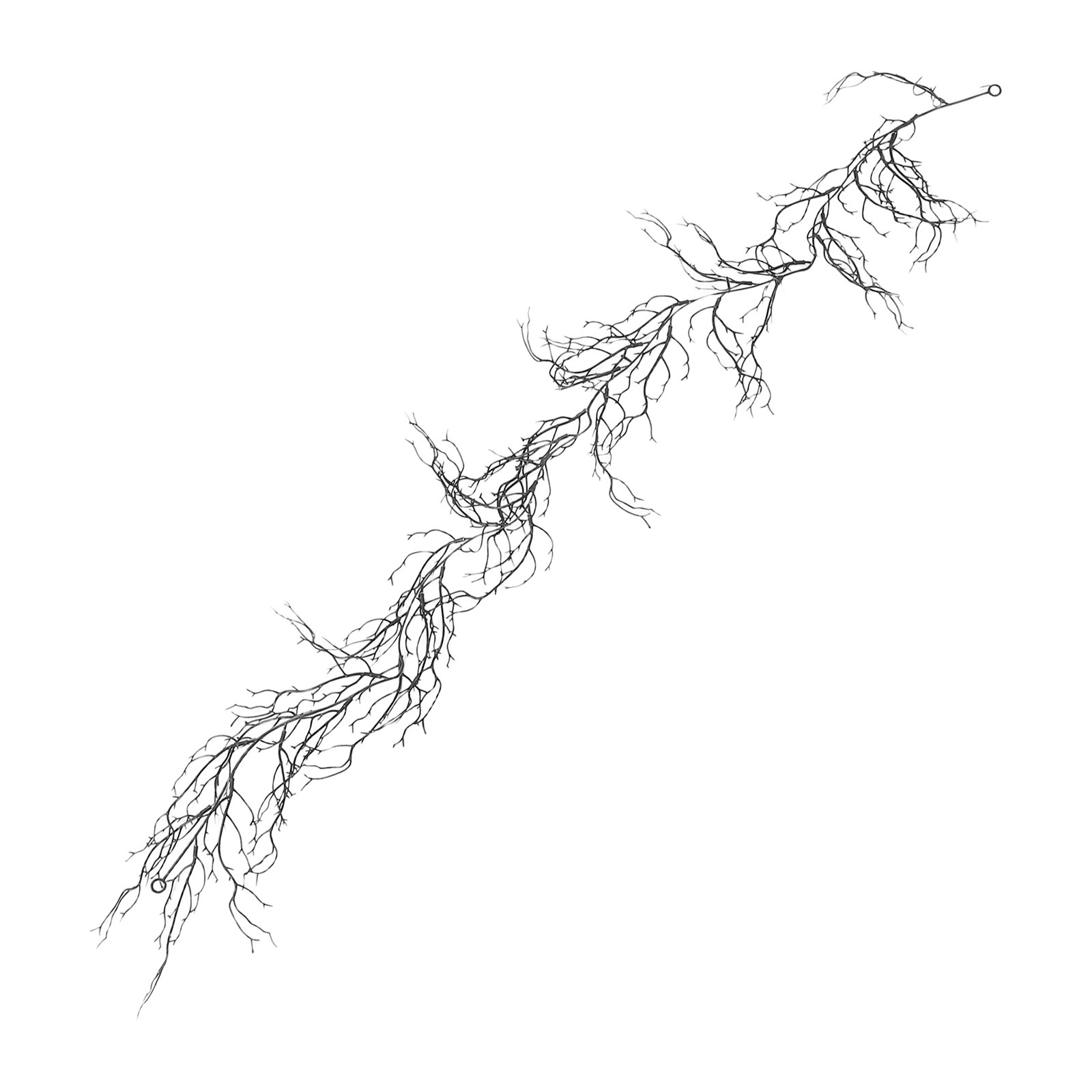Black Plastic Decorative Vine  - огляд і ціна Branch Curly Willow