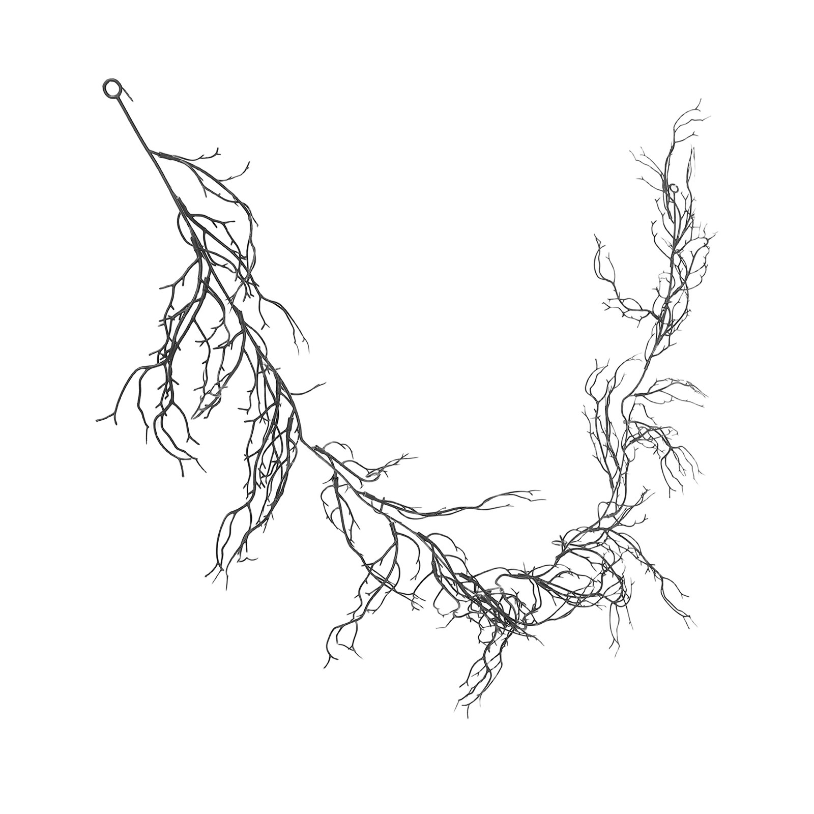 Black Plastic Decorative Vine  - огляд і ціна Branch Curly Willow